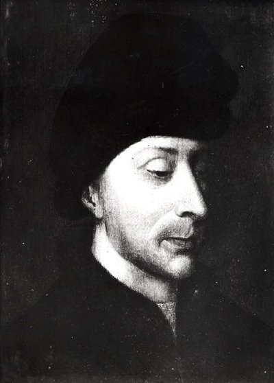 Portret Ludwika Francuskiego (1372-1407) Książę Orleanu, ok. 1420 autorstwa French School