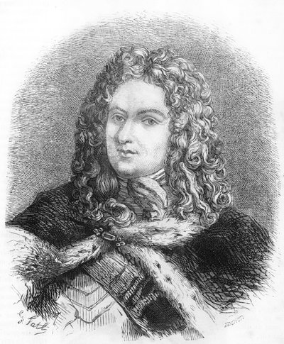 Portret Louisa de Rouvroy, księcia Saint-Simon autorstwa French School