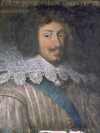 Portret Ludwika Burbon (1604-41) hrabiego Soissons autorstwa French School