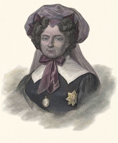 Portret Marii Federovny, księżnej Wirtymbergii (1759-1828), Cesarzowej Rosji. w „Portretach Pożytecznych Mężczyzn”” autorstwa French School