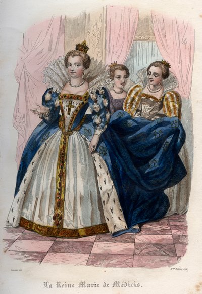 Portret Marii Medycejskiej (1575-1642) autorstwa French School