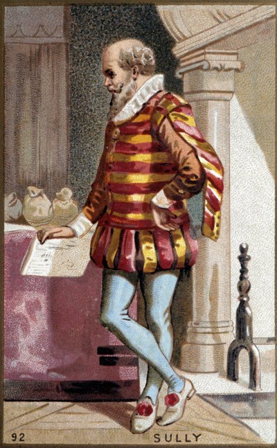 Portret Maksymiliana de Bethune, barona de Rosny, księcia Sully (1560-1641), polityka francuskiego. autorstwa French School