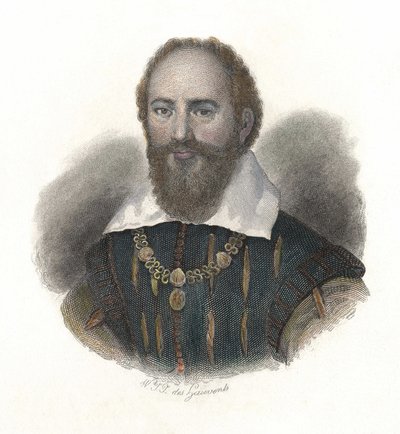 Portret Maksymiliana de Bethune, barona de Rosny i księcia Sully autorstwa French School