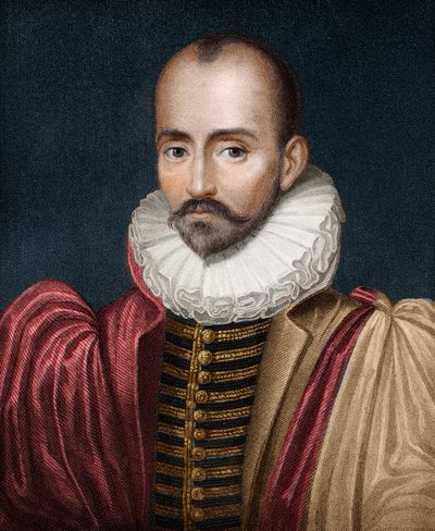 Portret Michela Eyquema de Montaigne autorstwa French School