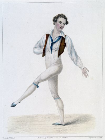Portret Monsieur Le Blond w balecie Wniebowzięcia Chłopa autorstwa French School