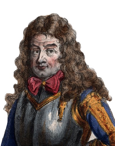 Portret Nicolasa Catinata de La Fauconnerie (1637-1712), francuskiego dowódcy wojskowego i marszałka Francji. autorstwa French School
