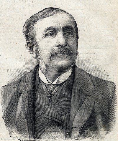 Portret Pawła, hrabiego Remusata (1831-1897) francuski dziennikarz i pisarz autorstwa French School