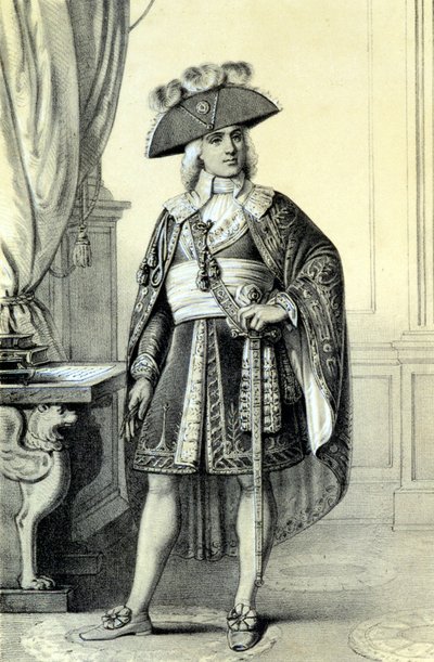 Portret Paula de Barrasa (1755-1829), francuskiego polityka. - w „Galeria Historyczna Rewolucji Francuskiej” Alberta Maurina autorstwa French School