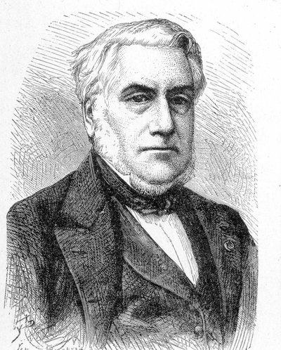Portret Paulina Talabota (1799 - 1878) - w „Albumie nauki”; wybitni uczeni; Wielkie odkrycia”” 1896. autorstwa French School