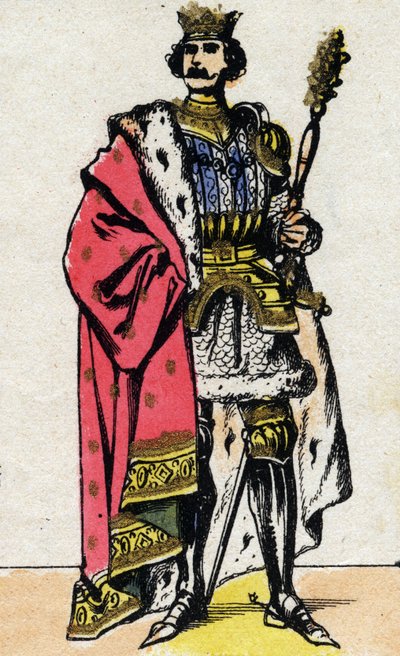 Portret Filipa VI Walezego (1294 - 1350), króla Francji. autorstwa French School