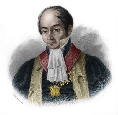Portret Pierre-Francois-Hercule (Pierre Francois Hercule), hrabiego Serre (1776-1824), francuskiego polityka. w „” LIBRE DES SPEAKERS”” Louisa de Cormenina Timona. 1842. Kolekcja prywatna. autorstwa French School