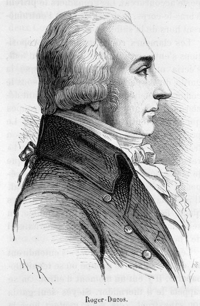 Portret Pierre-Roger Ducos, francuskiego polityka (1747-1816) autorstwa French School