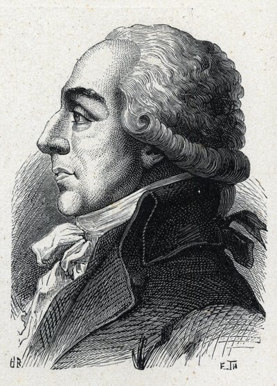 Portret Pierre Louis Roederer (1754-1835) Francuski prawnik i polityk. Rycina z 1889 r. Ze zbiorów prywatnych. autorstwa French School