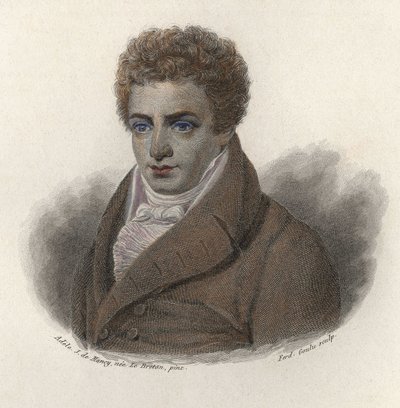 Portret Roberta Fultona (1765-1815), amerykańskiego inżyniera. W „”Portretach pożytecznych mężczyzn”” autorstwa French School