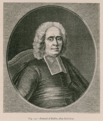 Portret Rollina według Balechou autorstwa French School