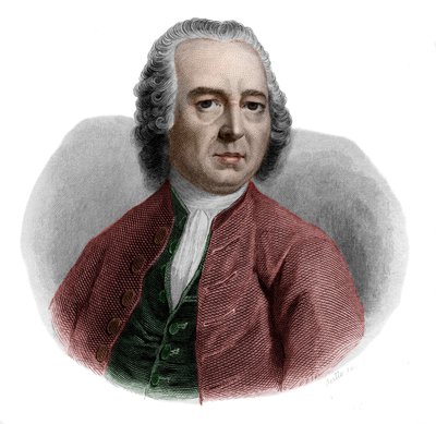 Portret Valentina Jamerey-Duvala (1695-1775), francuskiego bibliotekarza i sekretarza. autorstwa French School