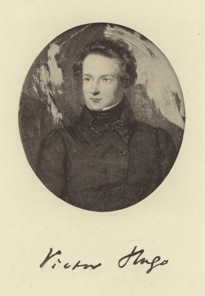 Portret Victora Hugo autorstwa French School