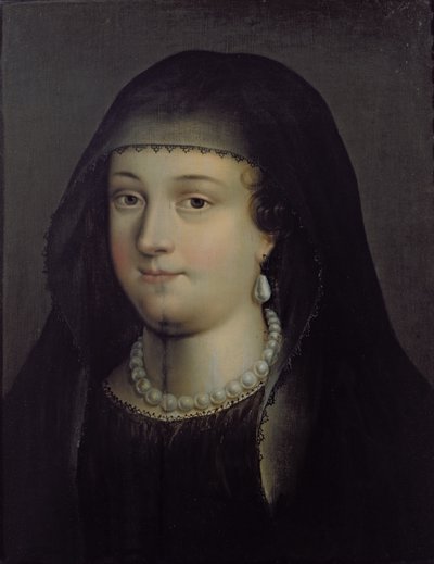 Portret dziewczynki, przypuszczalnie Marii Królowej Szkotów (1542-87) autorstwa French School