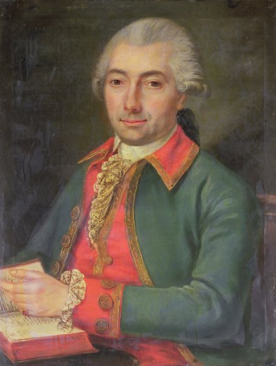 Portret nieznanego chirurga morskiego autorstwa French School