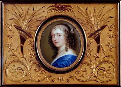 Portret francuskiej pisarki Anne „Ninnon” z Enclos (lub Ninon de Lenclos lub Ninon de Lanclos autorstwa French School