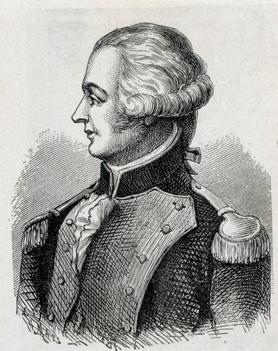 Portret markiza de Jouffroy (1751 - 1832) - w „Albumie nauki”; wybitni uczeni; Wielkie odkrycia”” 1896. autorstwa French School