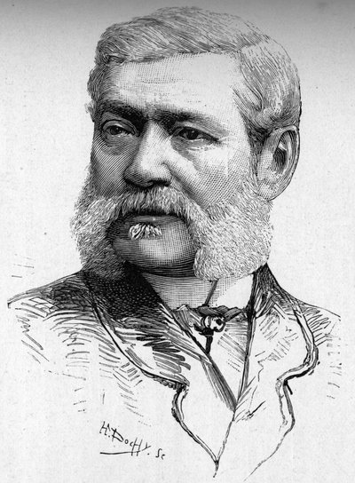Portret grawera na drewnie, hrabiego Colonna Cesari (1825-1887). autorstwa French School