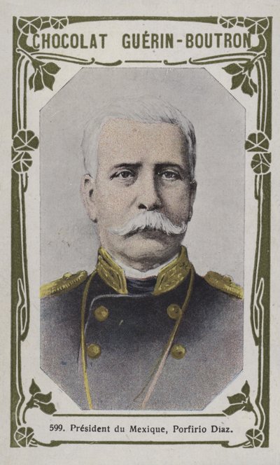 President du Mexique, Porfirio Diaz (kolorowe zdjęcie) autorstwa French School