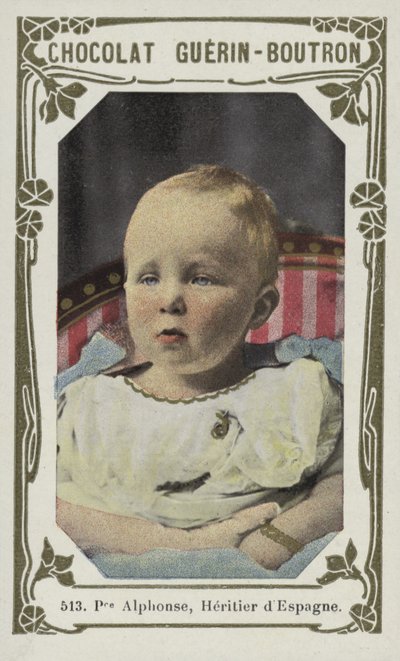Książę Alphonse, Heritier dEspagne (kolorowe zdjęcie) autorstwa French School