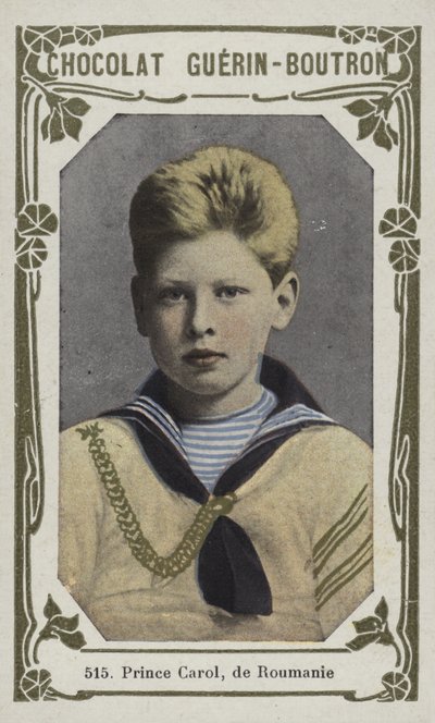 Książę Carol z Rumunii (kolorowe zdjęcie) autorstwa French School