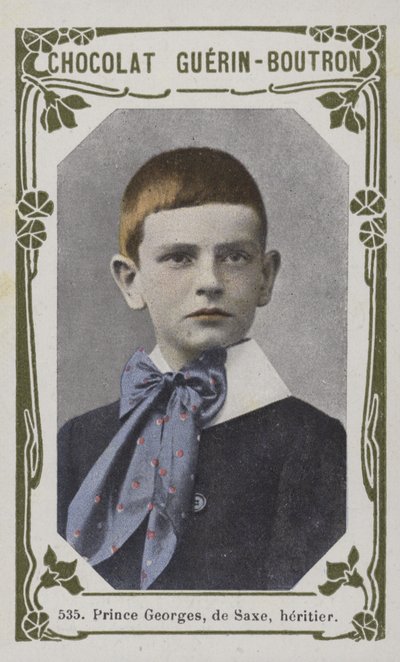 Prince Georges, de Saxe, dziedziczka (kolorowe zdjęcie) autorstwa French School