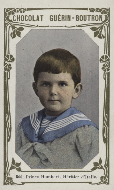 Książę Humbert, Heritier dItalie (kolorowe zdjęcie) autorstwa French School