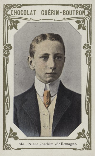 Książę Joachim dAllemagne (kolorowe zdjęcie) autorstwa French School