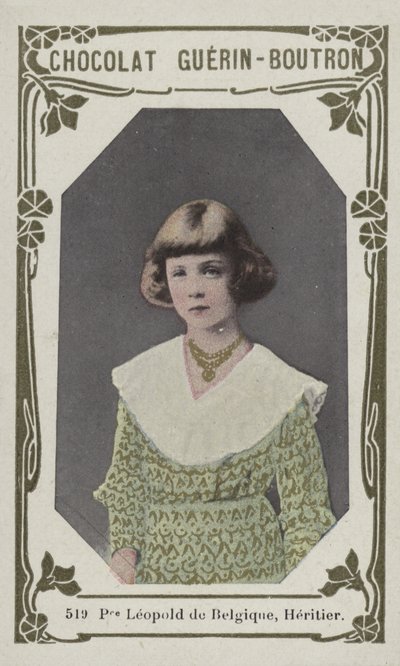 Książę Leopold de Belgique, Heritier (kolorowe zdjęcie) autorstwa French School