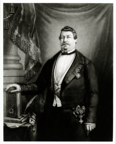 Książę Lucien Murat jako Wielki Mistrz Wielkiego Wschodu Francji, c.1855 autorstwa French School