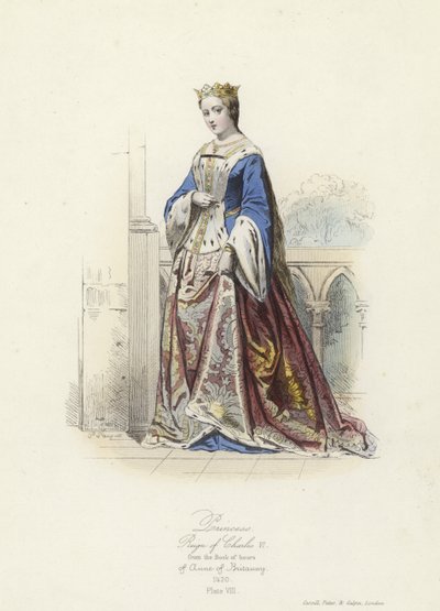 Księżniczka panowania Karola VI Francji autorstwa French School
