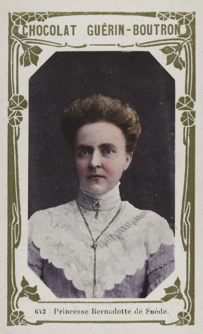 Księżniczka Bernadotte de Suede (kolorowe zdjęcie) autorstwa French School