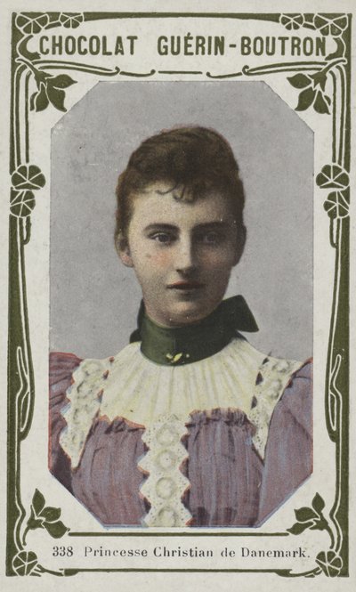 Księżniczka Christian z Danii (kolorowe zdjęcie) autorstwa French School