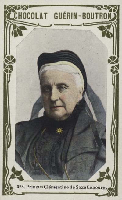Księżniczka Clementine de Saxe Cobourg (kolorowe zdjęcie) autorstwa French School