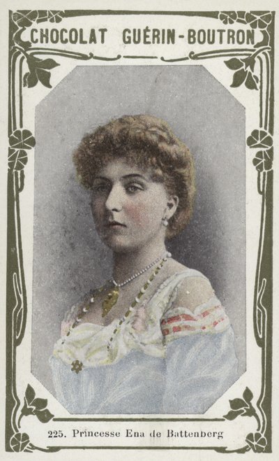 Księżniczka Ena Battenberg (kolorowe zdjęcie) autorstwa French School
