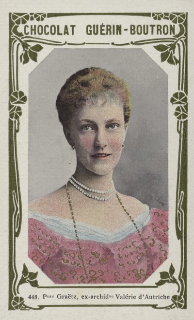 Księżniczka Graetz, była arcyksiężna Valerie Austrii (kolorowe zdjęcie) autorstwa French School