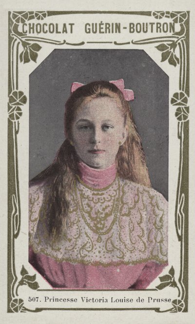 Księżniczka Wiktoria Ludwika Pruska (kolorowe zdjęcie) autorstwa French School