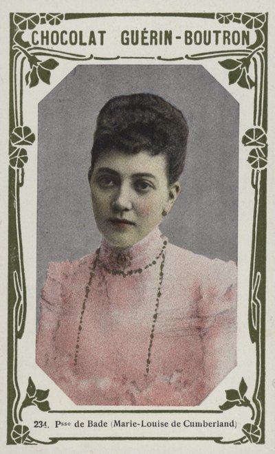 Księżniczka Baden, Marie-Louise z Cumberland (kolorowe zdjęcie) autorstwa French School