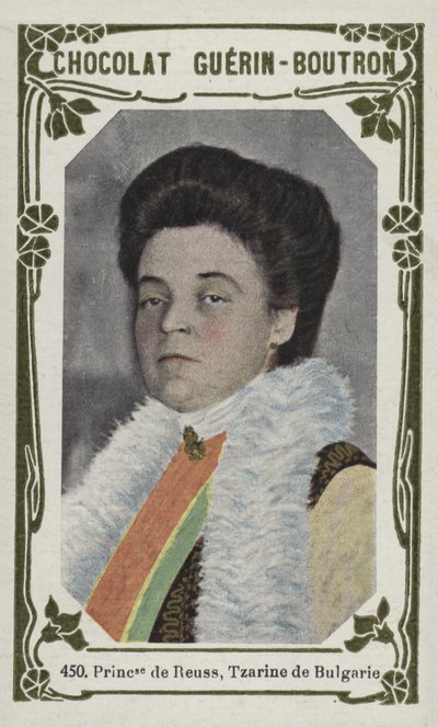 Księżniczka Reuss, caryca Bułgarii (kolorowe zdjęcie) autorstwa French School