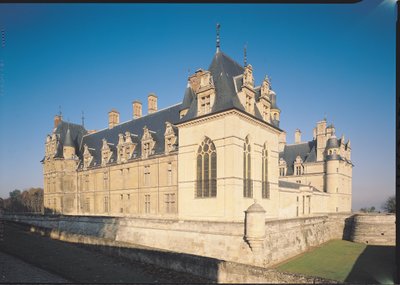 Fasada główna i fasada południowa autorstwa French School