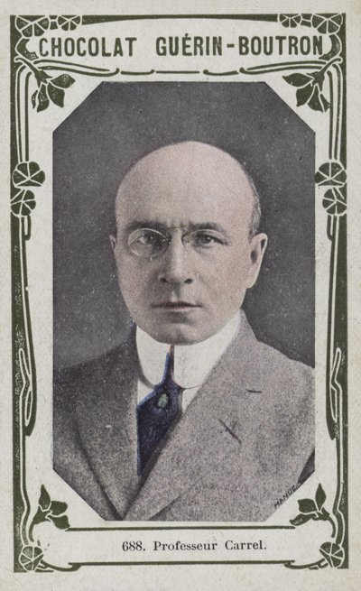 Profesor Carrel (kolorowe zdjęcie) autorstwa French School