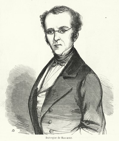 Prosper Duvergier de Hauranne, francuski polityk autorstwa French School
