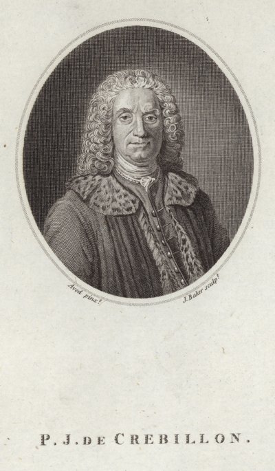 Prosper Jolyot de Crebillon autorstwa French School