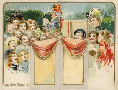 Pokaz lalek - Mr Punch autorstwa French School