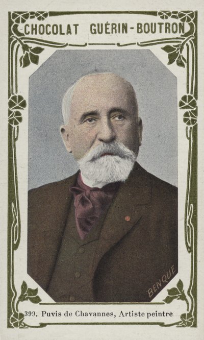 Puvis de Chavannes, malarz (kolorowe zdjęcie) autorstwa French School