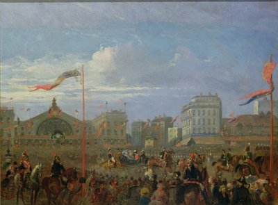 Królowa Wiktoria (1819-1901) Przybycie na Gare de l